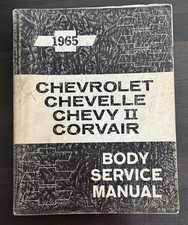 1965 Chevrolet Chevelle Chevy II Corvair Body Service Manual picture