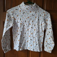 Vintage Sonoma Halloween Pumpkin Ghosts Witch Turtleneck Kids Size M (10/12) picture