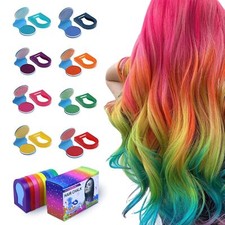 Hair Chalk for Kids – 8-Color Non-Sticky Washable Hair Dye for Kids – Hair Chalk picture