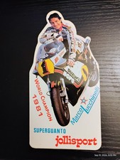 Vintage Marco Lucchinelli 1981 World Champion Superguanto Jollisport picture