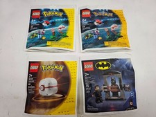 Pokémon LEGO and Batman NEW SEALED Polybags LOT OF 4 - 30729 30730 30726 picture