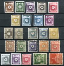 GERMANY SOVIET OCCUPATION ZONE EASTERN SAXONY COMPLETE COLLECTION PERFECT MNH picture