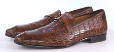 Stacy Adams Men's Horsebit Loafers Dress Shoes Size 11.5 M Crocodile Print EUC picture