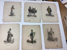 37 Rare 1820 Carle Vernet Lithograhs From Les Cris de Paris picture