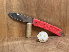 Supreme x Boker Plus Mini Tech Tool GITD Red Drop Point Plain Blade EXCELLENT picture