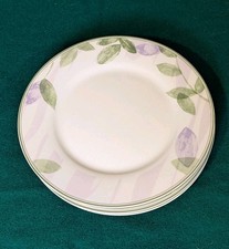 Set Of (4) Pier 1 AMBROSIA Floral Side Bread Salad Plates Italy Nwot  picture