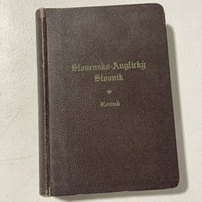 Vintage Slovak-English Dictionary (Hardcover 1930) Slovensko-Anglicky Slovnik picture
