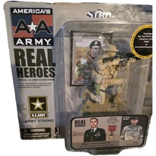 D4) US Army Real Heroes Action Figure Major Jason Amerine W/PC Game Download picture