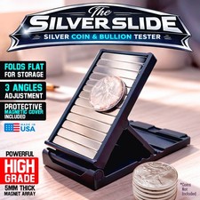The Silver Slide Magnet Slide Test Kit For Silver Coins & Bullion, 5mm Neodymium picture