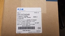 EATON CUTLER HAMMER AN16GN0AB NEMA OPEN 3P STR SIZE 2 120V COIL picture