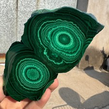 315G Natural Green Malachite Quartz Crystal Rough Mineral Specimen healing picture