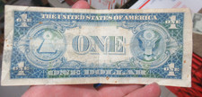 RARE UNIQUE 1935-C Silver Certificate Note, BLUE BACK, Unknown History picture