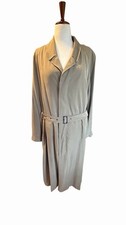 Vintage Allegri For Louis Boston Men’s Belted Raglan Sleeve Trench Coat Size XXL picture