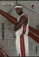 2010-11 Panini Rookies & Stars Longevity #40 LeBron James Ruby COLOR MATCH /250 picture