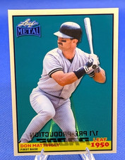 Leaf 2026 Metal Leaf 1950 Don Mattingly Yankees 1/1 HOF Pre-Pro Proof picture