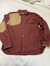Vintage Woolrich Sportsman Flannel Plaid Shooting Shirt Men’s L picture