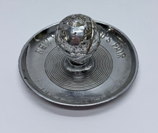 Unisphere 1964-65 Worlds Fair silver metal ashtray by US Steel picture