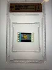 Pikachu Pokemon Mewtwo Strikes Back Film Cell CG Graded 8 Up Close Movie Slab picture