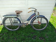 1950's J.C. HIGGINS Regal Deluxe Girls Vintage Blue Bike With Beautiful Patina  picture
