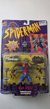 1995 Toy Biz Spiderman Man-Spider Action Figure Marvel Comics Animated Series picture