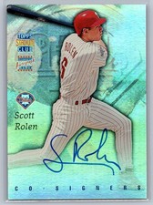 1997 Topps Stadium Club #CO4 Scott Rolen Gregg Jefferies Co-Signers Auto picture