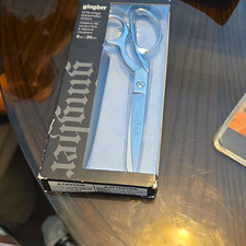 Gingher 8in Dressmaker Shears Bent-Handle Straight Cut Steel Right-Hand picture