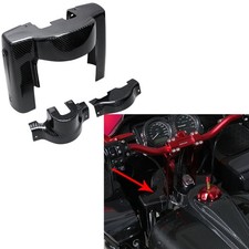 Carbon Fiber Ignition Front Fork Trim Cover for Harley 15-23 Road Glide Special picture