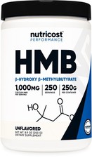 Nutricost HMB Powder (Beta-Hydroxy Beta-Methylbutyric) 250 Grams picture