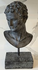 Large Bust of Ephebe of Marathon - Beautifully Detailed Greek Sculpture Statue picture