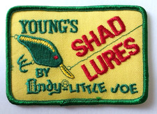 Vintage/Unused Young's Shad Lures by Lindy Little Joe Fishing Patch picture