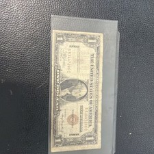 1935-A $1 SILVER CERTIFICATE. BROWN SEAL HAWAAI. SCARCE. FINE CONDITION. NO RIPS picture
