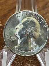 1948-D Washington Quarter ~ AU/ BU ~ 90% Silver picture