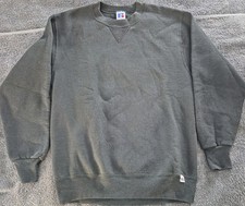 Adult M- Vintage 90’s Russell Athletic USA Black Crewneck Sweatshirt Distressed picture