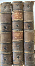 Pictorial History of the Civil War by Benson J Lossing 3 Volumes, 1st 1866 picture