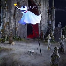 Zero Nightmare Before Christmas 4.5 FT LED Halloween Decoration Yard Decor picture