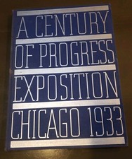1933 CENTURY OF PROGRESS EXPOSITION / World's Fair Souvenir Hardcover Book picture