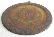 ANTIQUE ADVERTISEMENT TRADE STORE DISPLAY TAILOR'S SIGN BUTTON EMBOSSED . picture