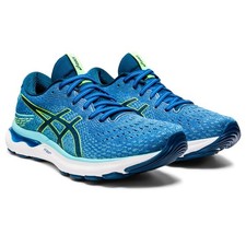 ASICS GEL-Nimbus 24 Men's Running Shoes Lake Drive/Hazard Green Size 12 US picture