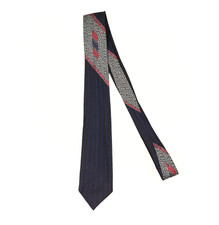 Vintage Metcalf Slim Tie Purple Black Red Textured Rockabilly 2.5