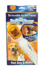 Pedi Paws Pet Nail Trimmer Grinder Dogs Cats Cordless Battery Powered New In Box picture