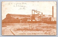 J98/ East Chicago Indiana Postcard c1910 Hubbard Steel Foundry Mill 410 picture