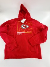 Kansas City Chiefs Nike Men's Pullover Hoodie Size M Red City Code Club NWT picture