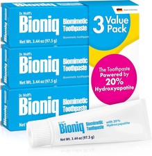 Bioniq Classic 20% Hydroxyapatite Toothpaste 3.44 Oz | bioHAP and Fluoride Free picture