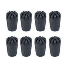 8 Piece Rubber Trekking Pole Tips Hiking Walking Sticks Caps Ends Replacement picture