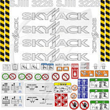 Fits Skyjack SJIII 3226 Decal Kit Scissor Lift Stickers -  3M Vinyl picture