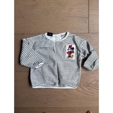 Zara x Disney Minnie Mouse Striped Sweatshirt picture