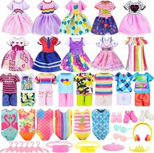 30PCS Mini 6 Inch Doll Clothes & Accessories for 5.3-6 Inch Dolls picture