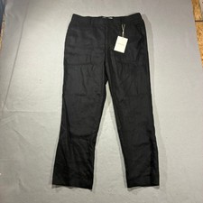 Everlane The Linen Trouser Mens 31x30 Black 100% European Flax Linen Relaxed picture