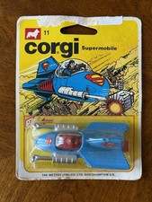 Vtg 1979 *SEALED* Corgi #11 SUPERMAN SUPERMOBILE Original Diecast Carded Blister picture