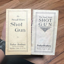 Parker Brothers - The Parker Gun - Lot of 2 small bore pamphlets. picture